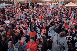 PHOTOS: Browns draft from the Muni Lot