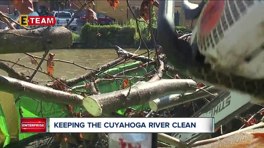 Unsung heroes keep the Cuyahoga River clear of debris ...