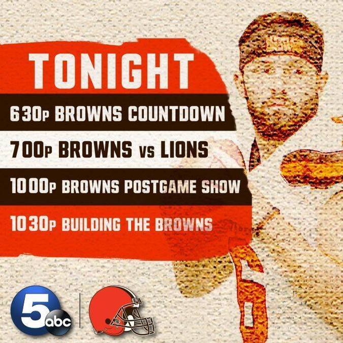 How to watch the Browns take on the Lions